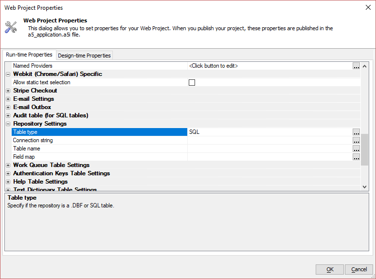 Repository Settings